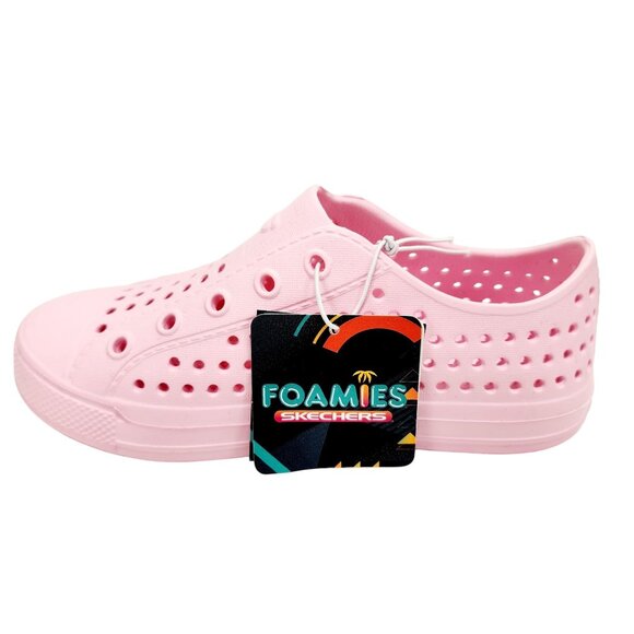 Skechers kids Foamies Pink Slip-On Perforated Shoes Size 12 Lightweight - Picture 1 of 15
